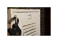 Rootsmann bulky locker 4 deurs wit met optie slot - afbeelding 3 van  4