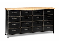 Rootsmann dressoir 16 laden licht topblad - afbeelding 1 van  4