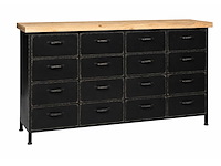 Rootsmann dressoir 16 laden licht topblad - afbeelding 1 van  4