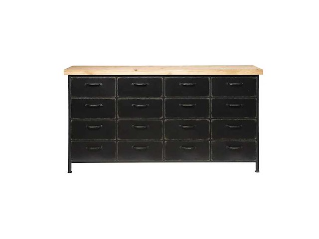 Rootsmann dressoir 16 laden licht topblad - afbeelding 2 van  3