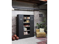 Rootsmann industriele boekenkast met deuren 2.0 - afbeelding 2 van  4