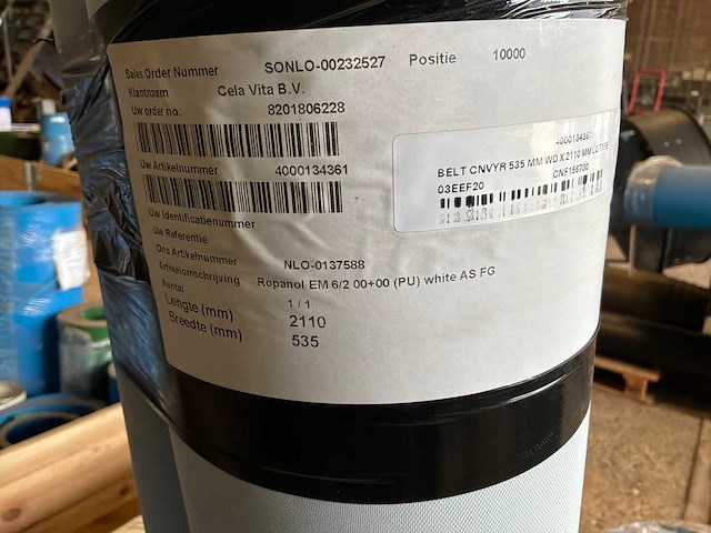 Ropanyl / flexam em / ropanyl / flexam ef transportband (6x) - afbeelding 4 van  12