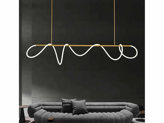 Ropu 120 led design armatuur goud - afbeelding 1 van  6