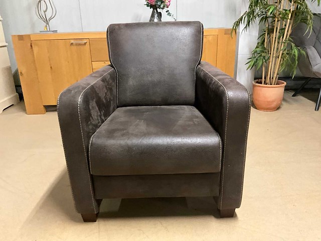 Rorena lederen fauteuil - afbeelding 9 van  14