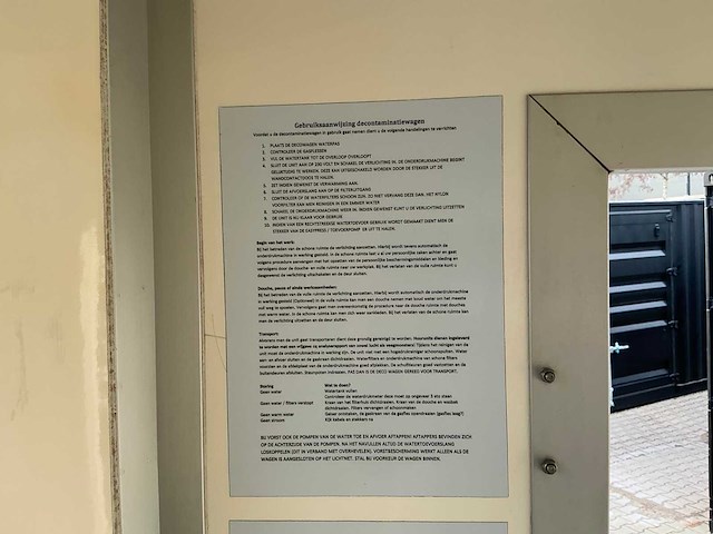 Ros decontaminatie-unit met aggregaat/generator - afbeelding 10 van  31