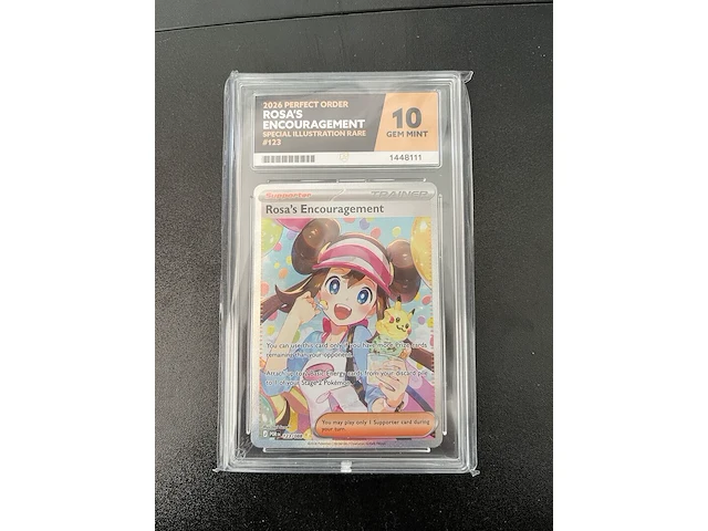 Rosa's encouragement – ace 10 graded - pokémon-kaart - afbeelding 1 van  6
