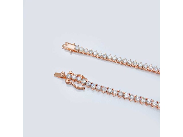 Rose collier met oplopende briljanten 25.00 carat - afbeelding 10 van  10