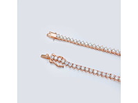 Rose collier met oplopende briljanten 25.00 carat - afbeelding 10 van  10