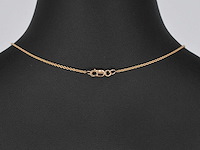 Rose gouden collier met een briljant van 1.00 carat - afbeelding 6 van  7