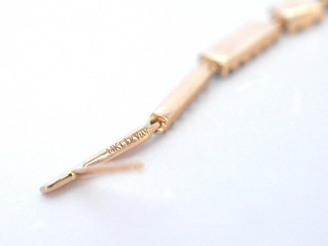 Rosé gouden oorbellen met champagne diamanten - afbeelding 7 van  9