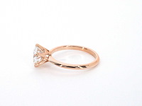 Rose gouden ring met een briljant geslepen diamanten van 2.00 carat - afbeelding 8 van  11