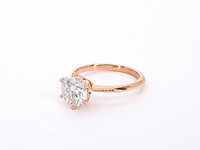 Rose gouden ring met een briljant geslepen diamanten van 2.00 carat - afbeelding 11 van  11