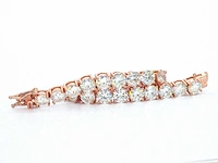 Rose tennisarmband briljant - afbeelding 6 van  9