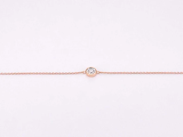 Rosegouden armband diamant 0.10 ct - afbeelding 1 van  7