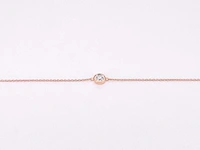 Rosegouden armband diamant 0.10 ct