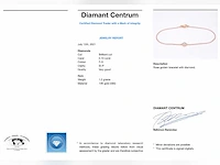 Rosegouden armband diamant 0.10 ct - afbeelding 7 van  7