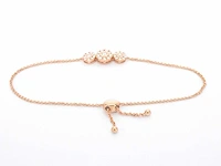 Roségouden armband diamant - afbeelding 3 van  7