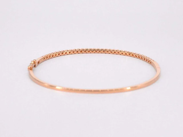Roségouden armband diamant - afbeelding 4 van  11