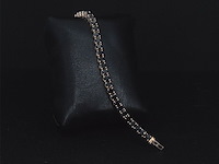Rosegouden armband met 16.00 carat zwarte briljant geslepen diamanten - afbeelding 8 van  10