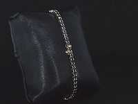 Rosegouden armband met 7.00 carat zwarte briljant geslepen diamanten - afbeelding 6 van  8