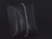 Rosegouden armband met 7.00 carat zwarte briljant geslepen diamanten - afbeelding 5 van  8