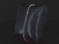 Rosegouden armband met 7.00 carat zwarte briljant geslepen diamanten - afbeelding 3 van  8