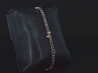 Rosegouden armband met 7.00 carat zwarte briljant geslepen diamanten - afbeelding 5 van  9