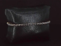 Rosegouden armband met 7.00 carat zwarte briljant geslepen diamanten - afbeelding 7 van  9