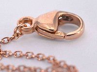 Rosegouden armband met diamanten hartje 0.10 carat - afbeelding 7 van  7