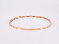 Rosegouden armband met diamanten - afbeelding 10 van  11