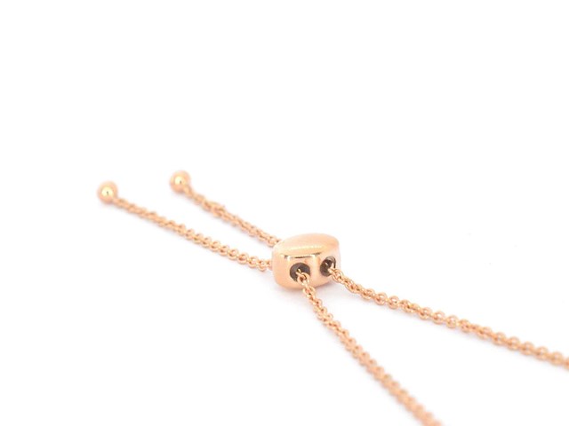 Rosegouden armband met diamanten - afbeelding 4 van  8