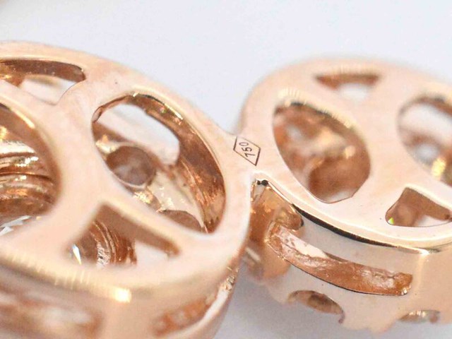 Rosegouden armband met diamanten - afbeelding 6 van  6