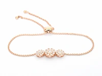 Rosegouden armband met diamanten