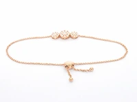 Rosegouden armband met diamanten - afbeelding 3 van  8