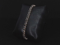 Rosegouden armband met zwarte briljant diamanten 15.00 carat - afbeelding 4 van  9