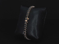 Rosegouden armband met zwarte briljant diamanten 15.00 carat - afbeelding 6 van  9