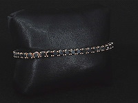 Rosegouden armband met zwarte briljant diamanten 15.00 carat - afbeelding 7 van  9