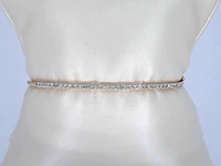 Rosegouden bangle armband met natuurlijke briljant geslepen diamanten - afbeelding 3 van  9