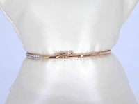 Rosegouden bangle armband met natuurlijke briljant geslepen diamanten - afbeelding 5 van  9