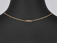 Rosegouden collier briljant 1.00 ct - afbeelding 8 van  10