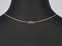 Rosegouden collier met een briljant geslepen diamant van 1.00 carat, excl. ketting - afbeelding 9 van  11