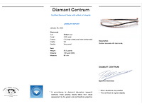 Rosegouden design armband met witte en zwarte briljanten - afbeelding 3 van  8