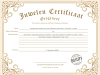 Rosegouden design ring met briljanten diamanten - afbeelding 3 van  4