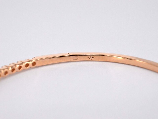 Rosegouden diamanten armband - afbeelding 11 van  12