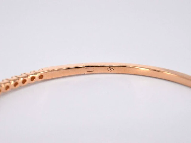 Rosegouden diamanten armband - afbeelding 11 van  12