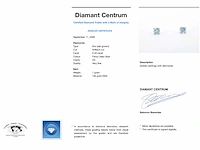 Roségouden oorbellen blauwe diamant - afbeelding 7 van  7