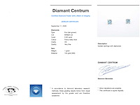Rosegouden oorbellen diamant blauw - afbeelding 3 van  7
