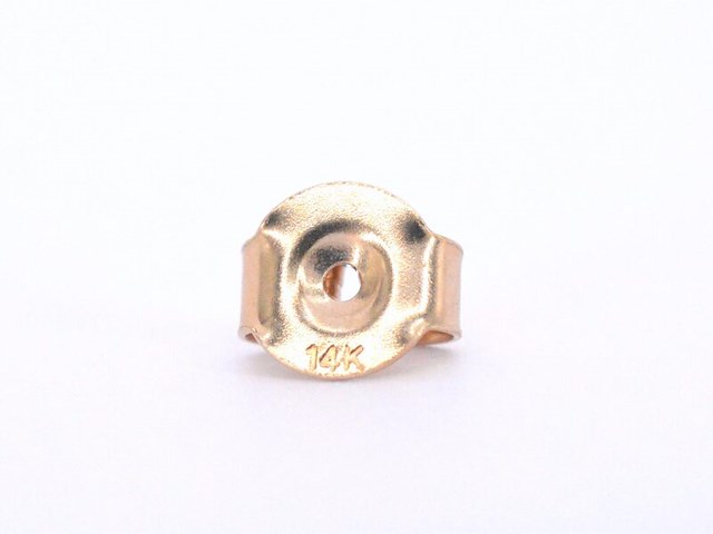 Rosegouden oorbellen met diamant - afbeelding 2 van  11