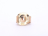 Rosegouden oorbellen met diamant - afbeelding 2 van  11