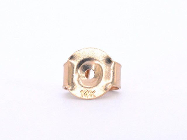 Rosegouden oorbellen met diamant - afbeelding 2 van  10